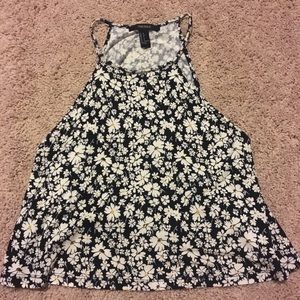 Forever 21 floral crop top